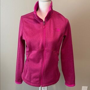 The North Face Vibrant Pink soft shell jacket fleece lined
